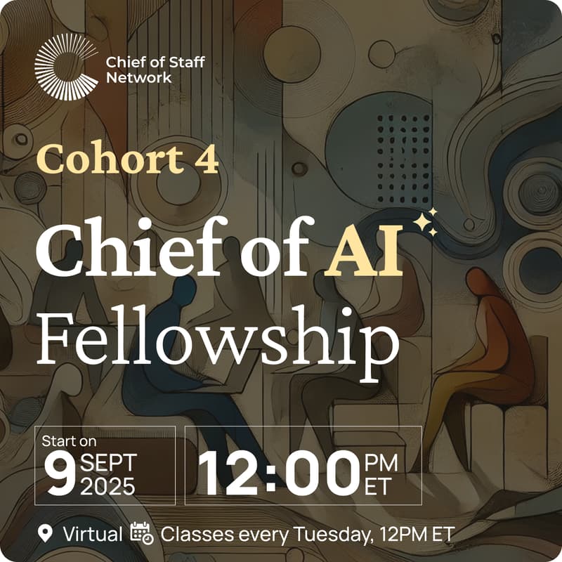 Cover Image for Chief of AI Fellowship – Cohort 4