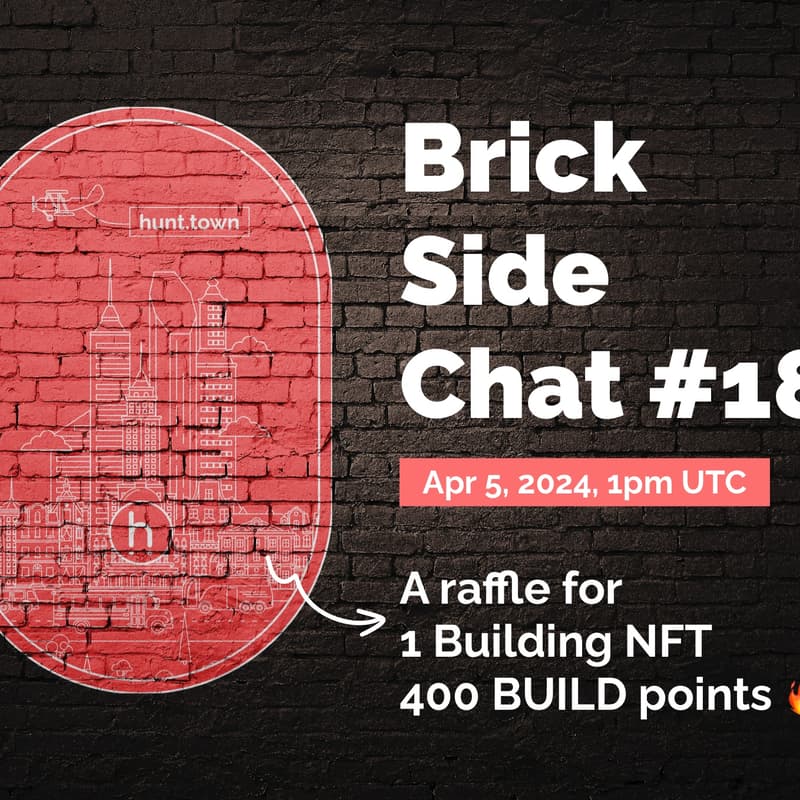 Cover Image for Brick Side Chat #18 - Online Web3 Networking Meetup