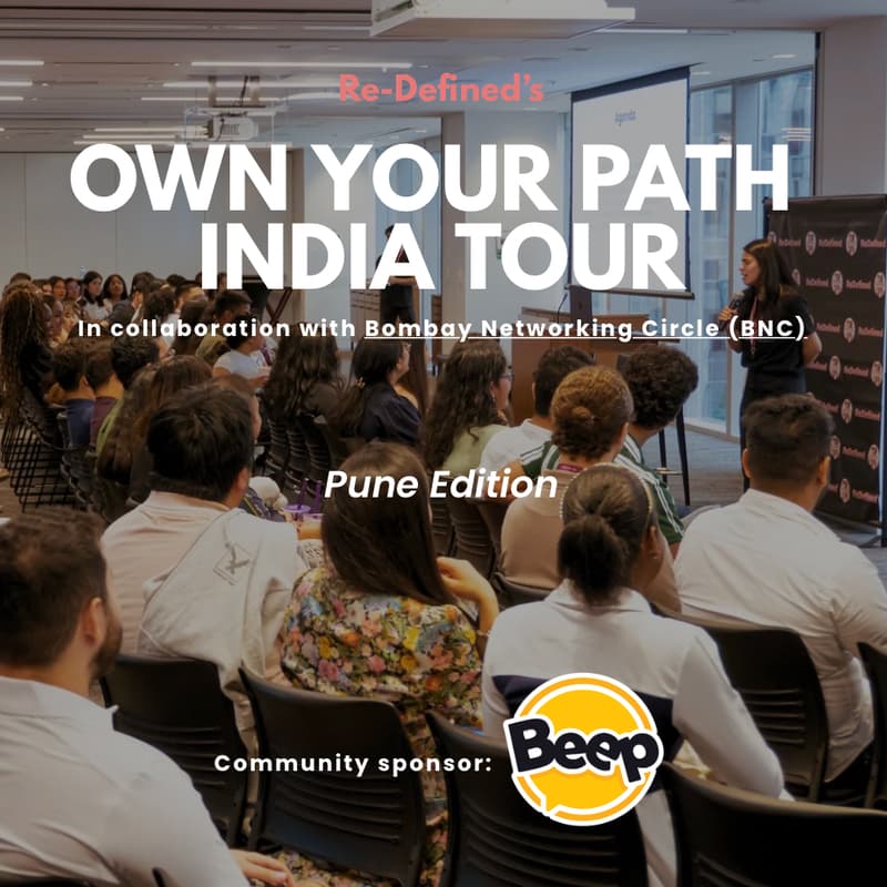 Cover Image for Own your Path-        Re-Defined India Tour (Pune)