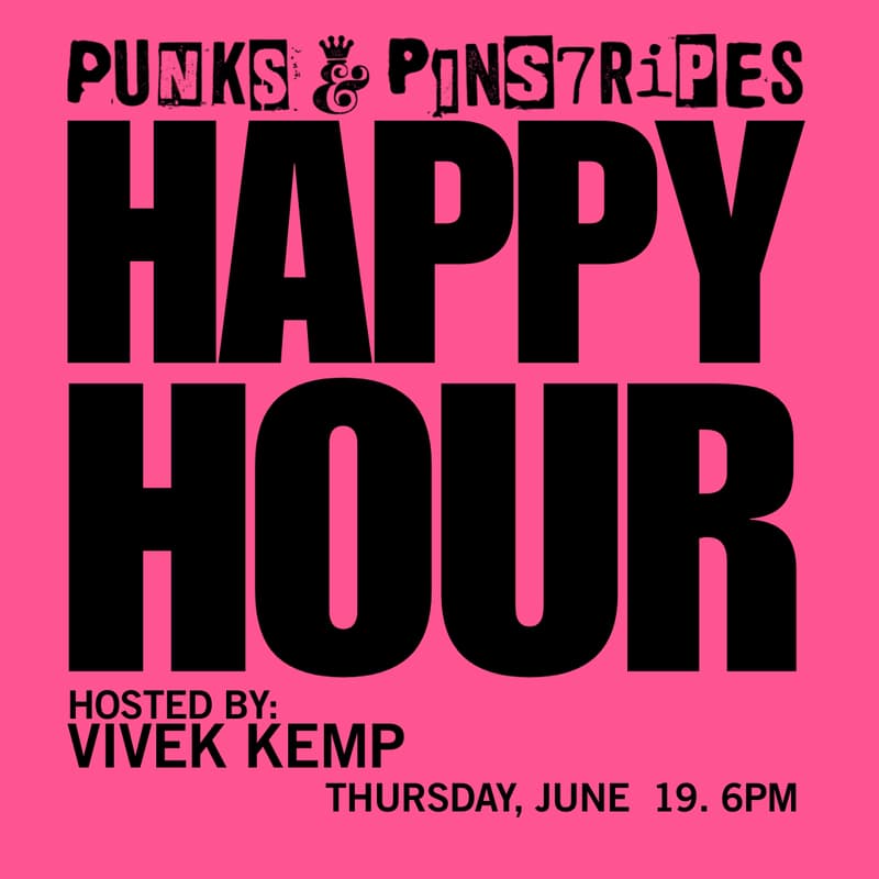 Cover Image for Member Happy Hour Hosted By Vivek Kemp