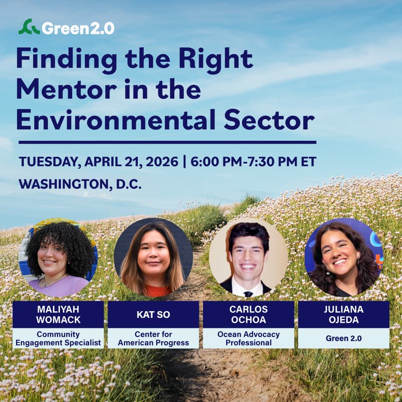 Cover Image for Finding the Right Mentor in the Environmental Sector