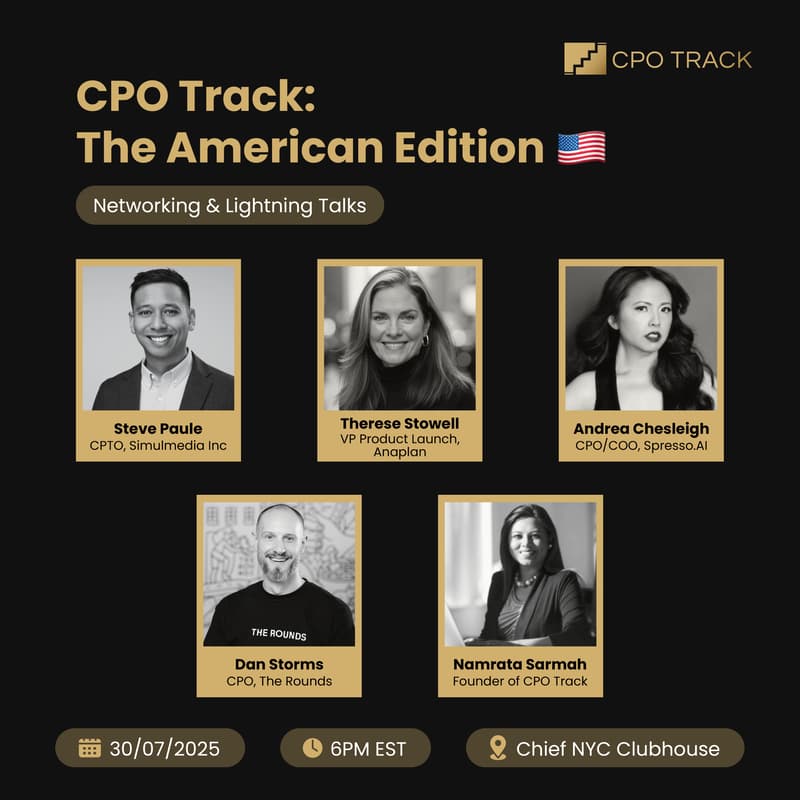 Cover Image for CPO Track - The American Edition: Networking & Lightning Talks 💥