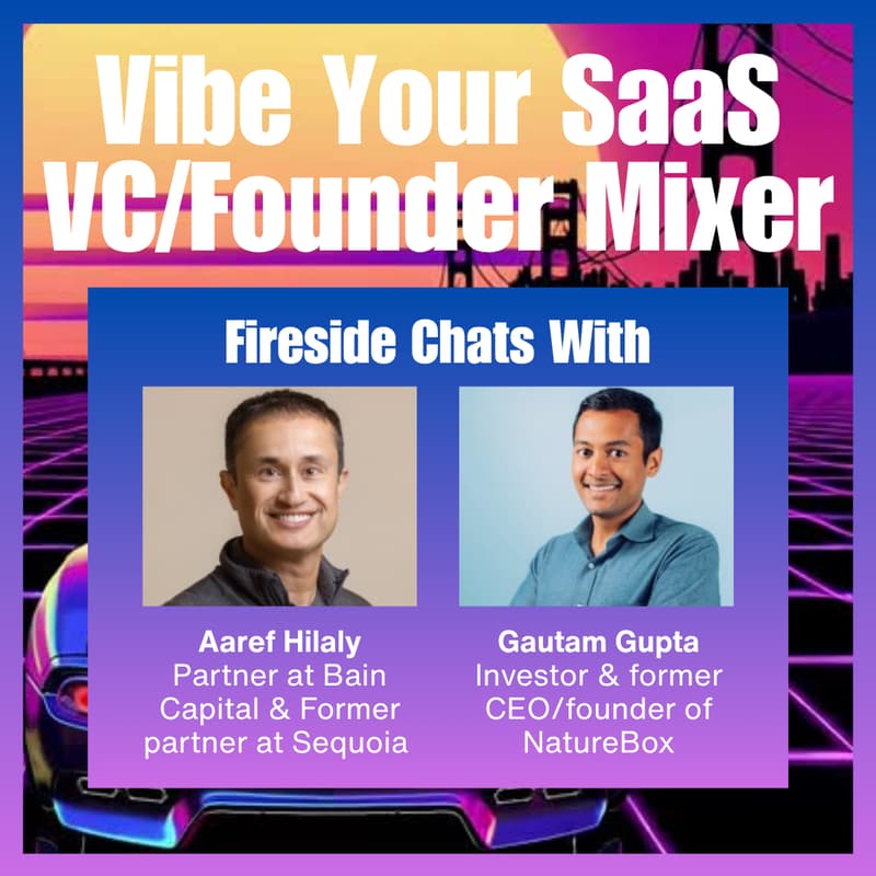 Cover Image for Vibe Your SaaS VC/Founder Mixer @ Disrupt