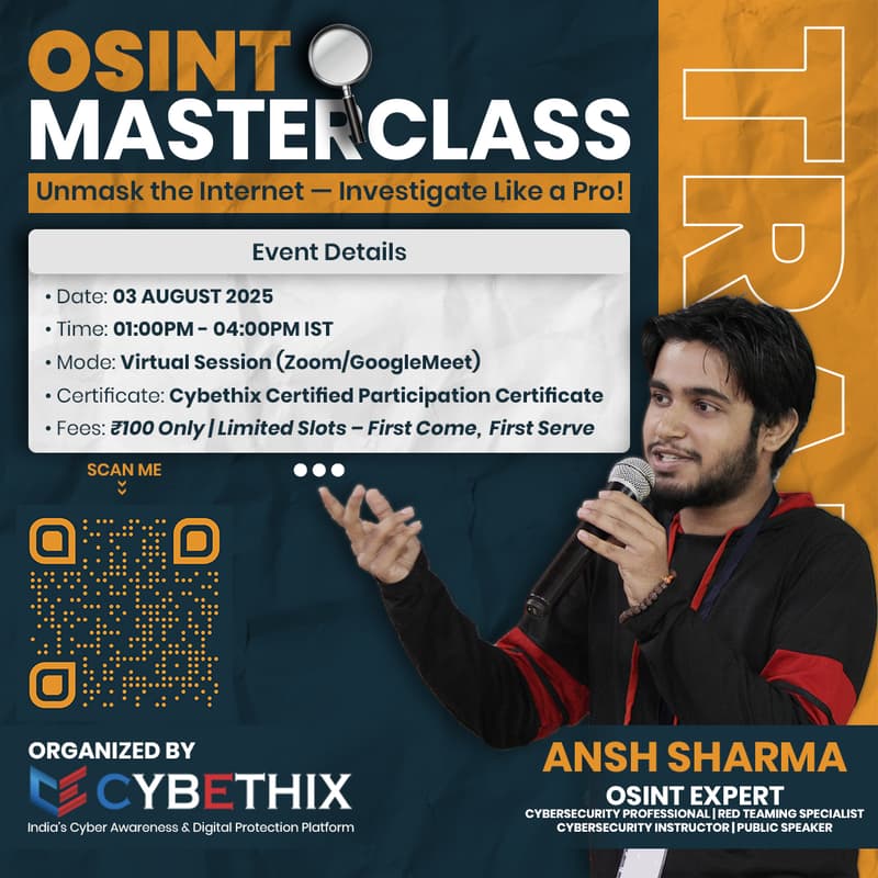 Cover Image for OSINT MASTERCLASS 1.0