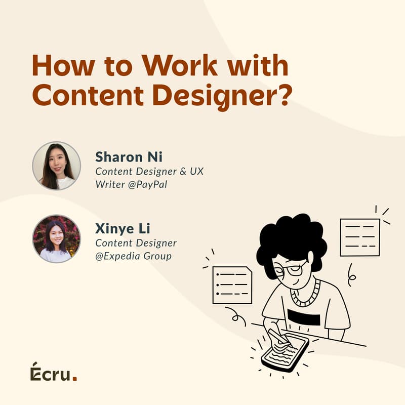 Cover Image for How to work with content designer？