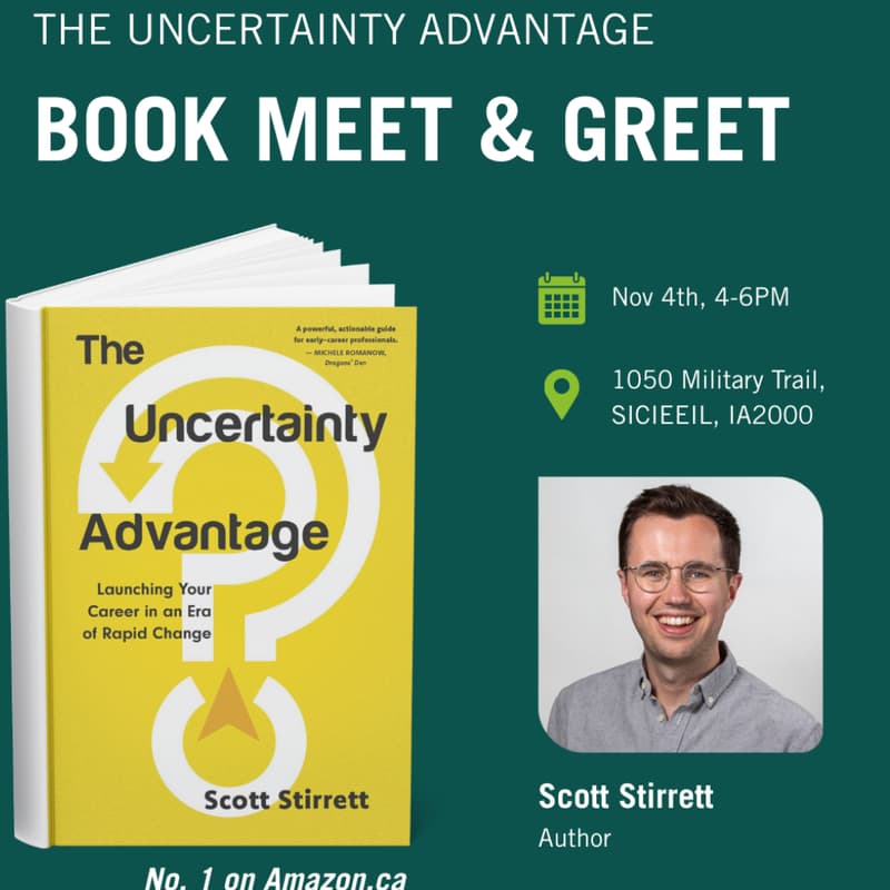 Cover Image for The Uncertainty Advantage - Book Meet & Greet with Scott Stirrett