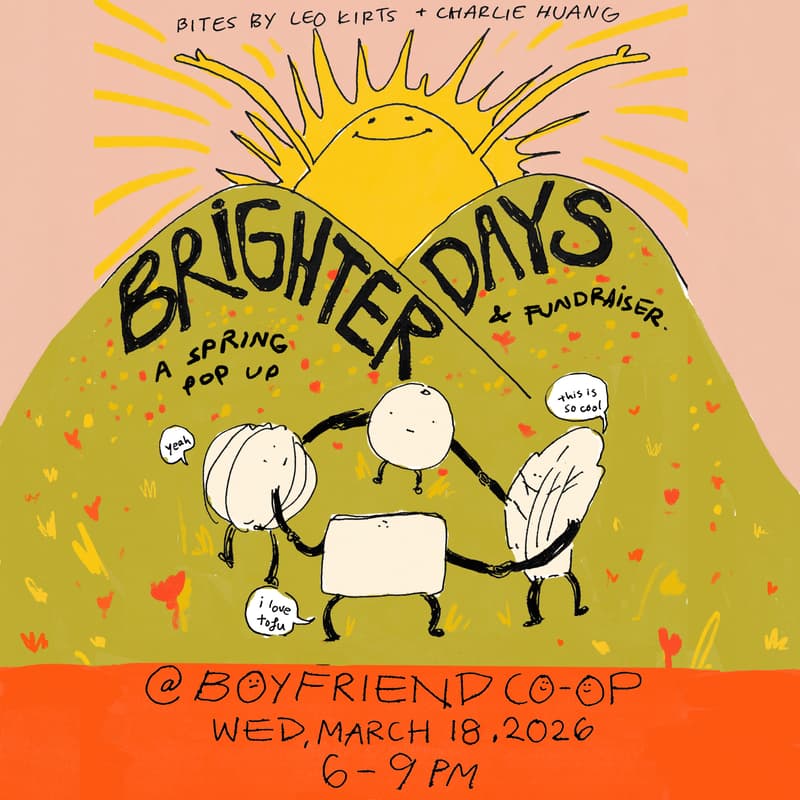 Cover Image for Brighter Days: a food popup + fundraiser