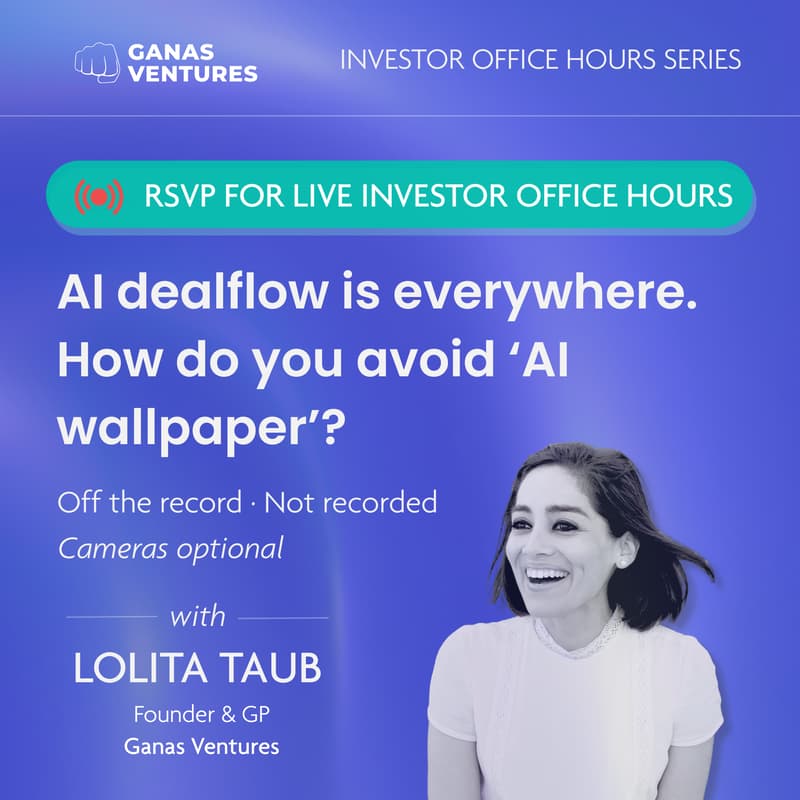 Cover Image for Investor Series | AI dealflow is everywhere. How do you avoid “AI wallpaper”?