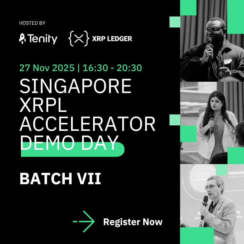 Cover Image for Tenity Singapore XRPL Accelerator Demo Day | Batch VII