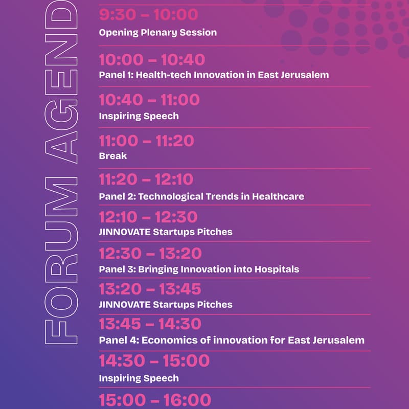 Cover Image for Scientific Research & Innovation in HealthTech - 2nd Jinnovate Forum