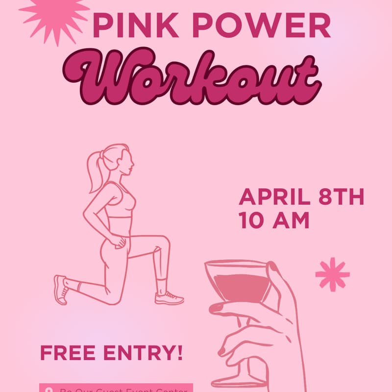 Cover Image for Pink Power: Workout 💪✨