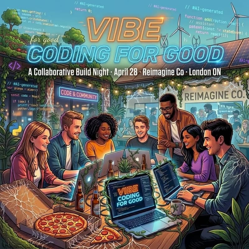 Cover Image for Vibe Coding for Good: A Collaborative Build Night @ Reimagine Co