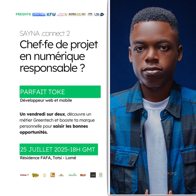 Cover Image for SAYNA .connect 2 | Plonge dans les métiers Greentech de demain
