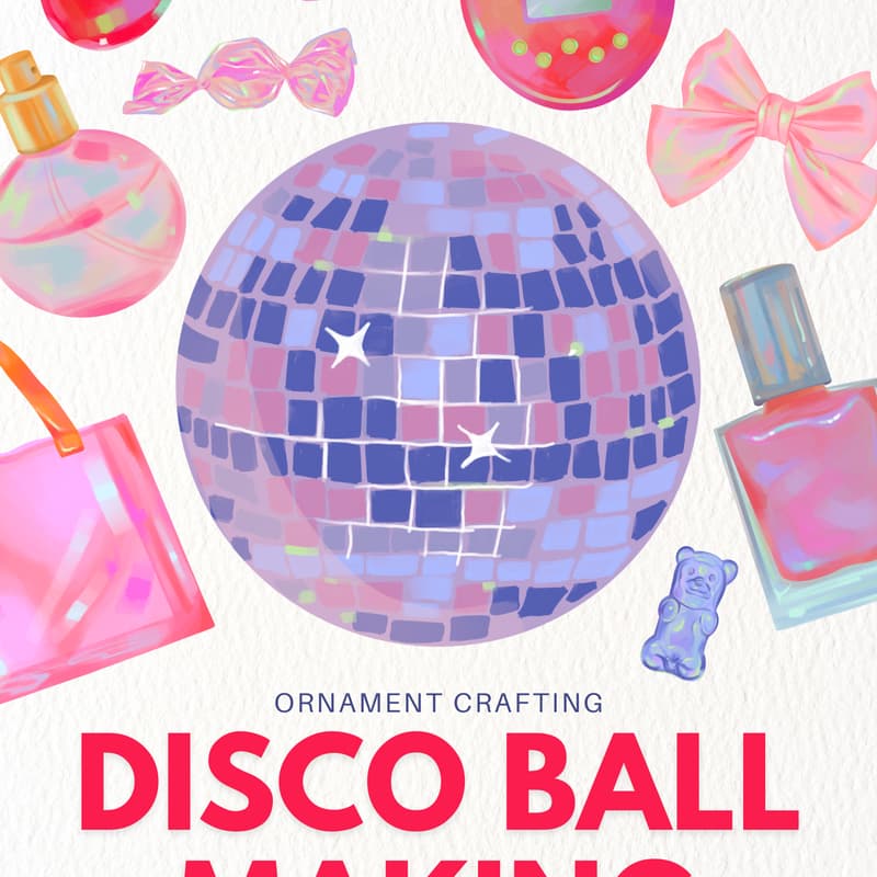 Cover Image for Disco Ball Ornament Making