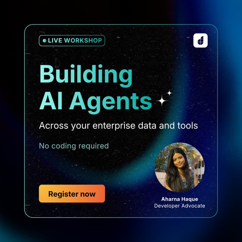 Cover Image for Build the AI agent your team has been talking about| Hands-on workshop