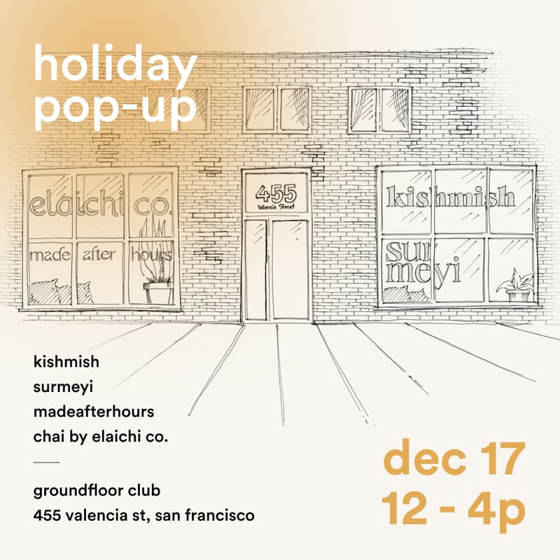 Cover Image for Holiday Pop-Up: Shop Small, Sip Chai