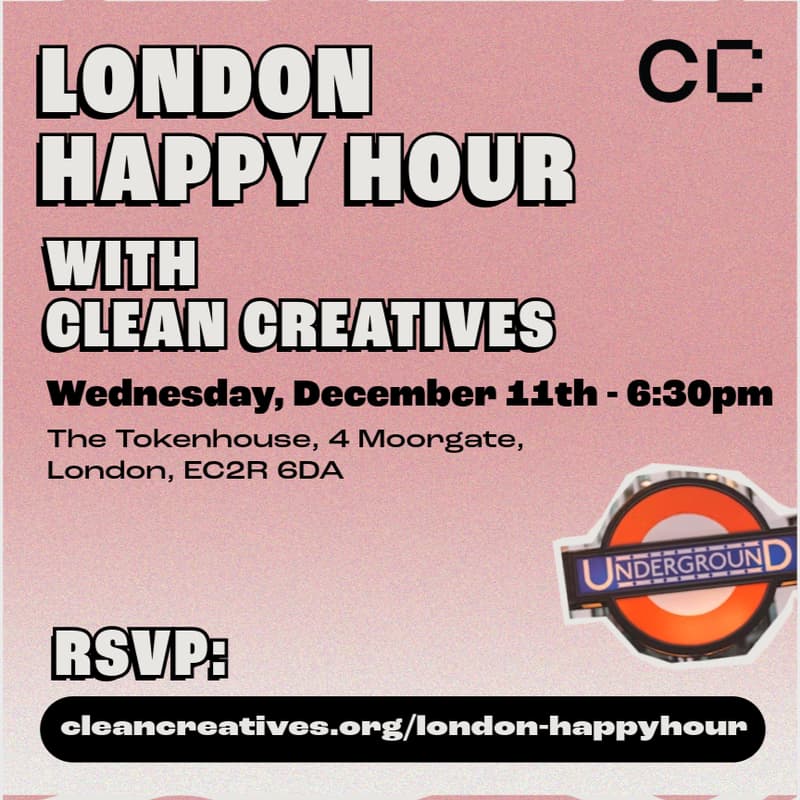 Cover Image for London Happy Hour with Clean Creatives