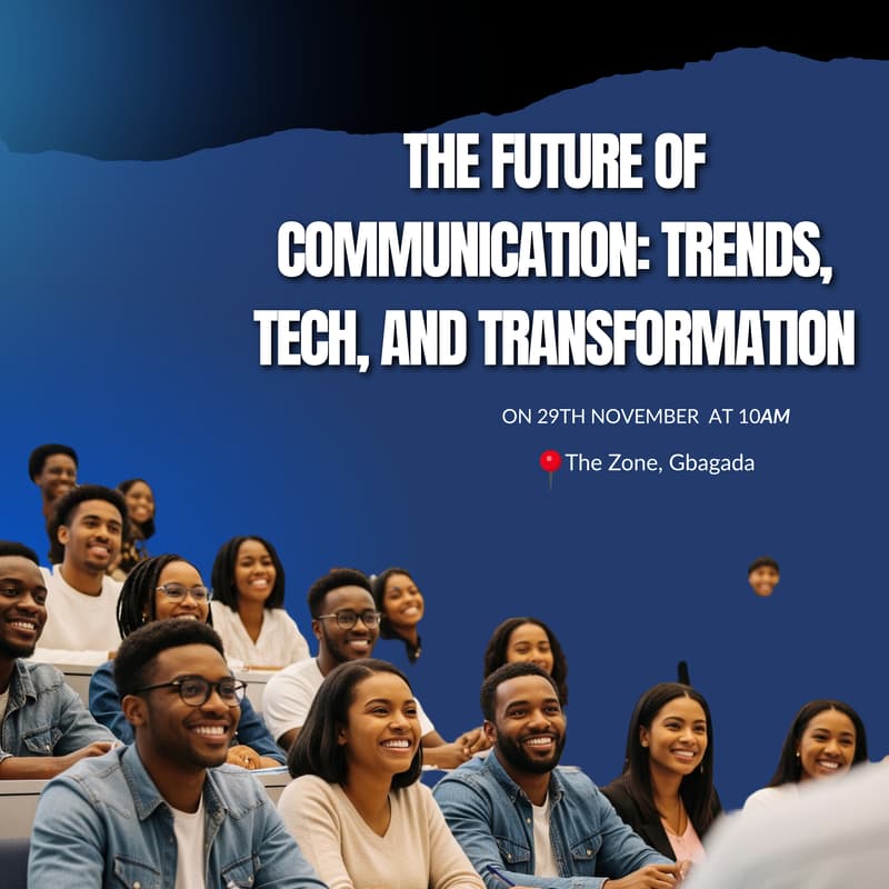 Cover Image for "The Future of Communication: Trends, Tech, and Transformation"