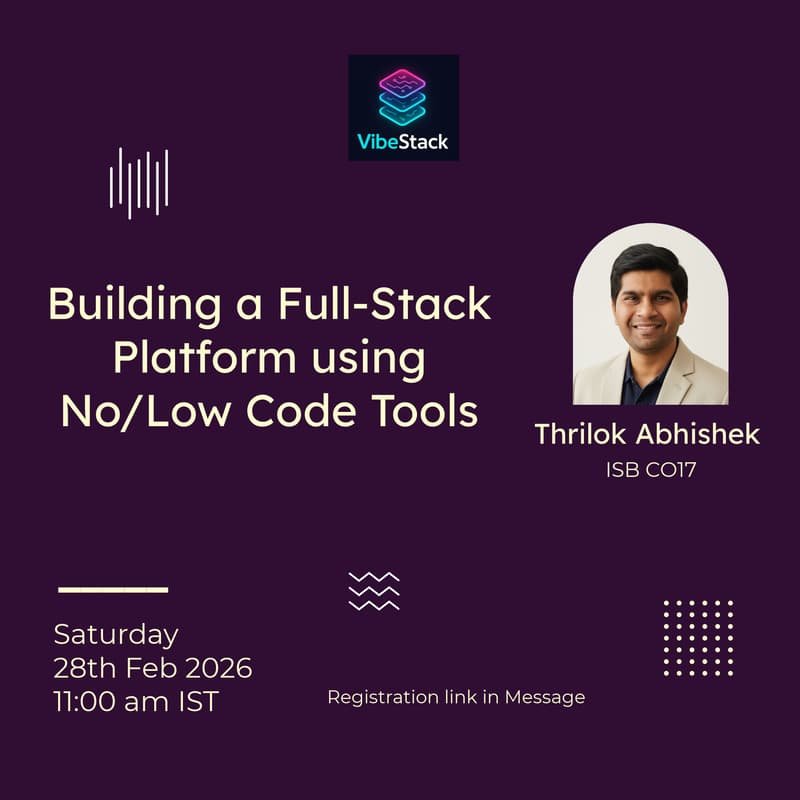 Cover Image for [VibeStack] Building a Full-Stack Platform using No/Low Code Tools