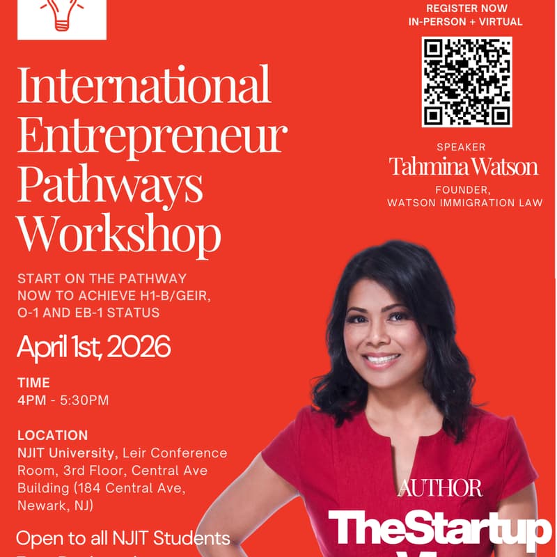 Cover Image for International Entrepreneur Pathways Workshop - GEIR