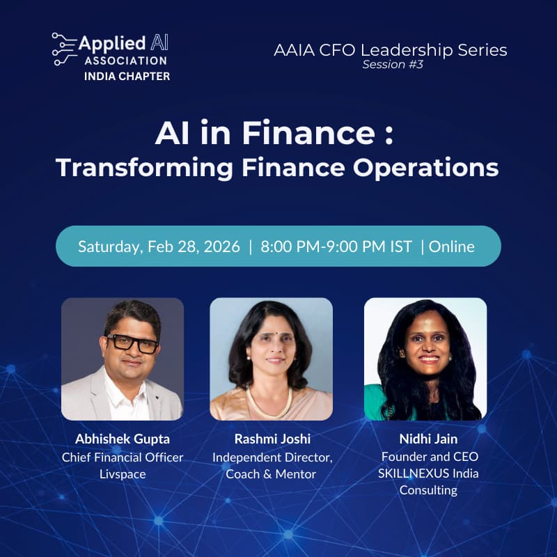 Cover Image for AI in Finance | Session 3: Transforming Finance Operations