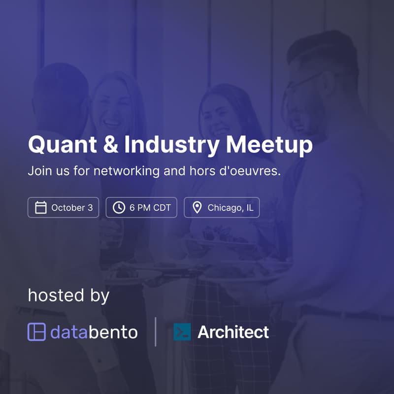 Cover Image for Chicago Quant & Industry Meetup hosted by Architect and Databento