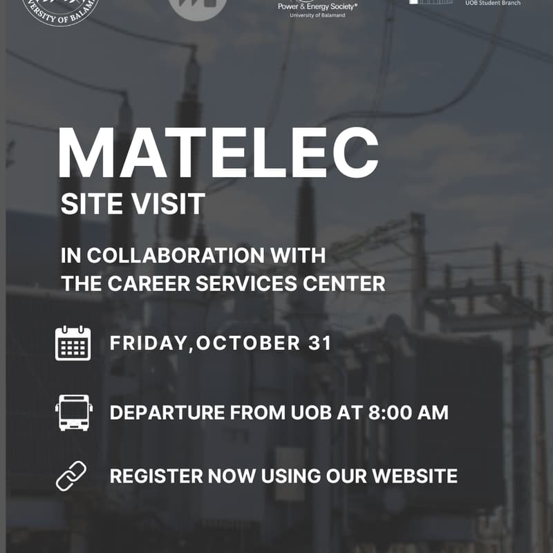Cover Image for IEEE PES Site Visit-Matelec