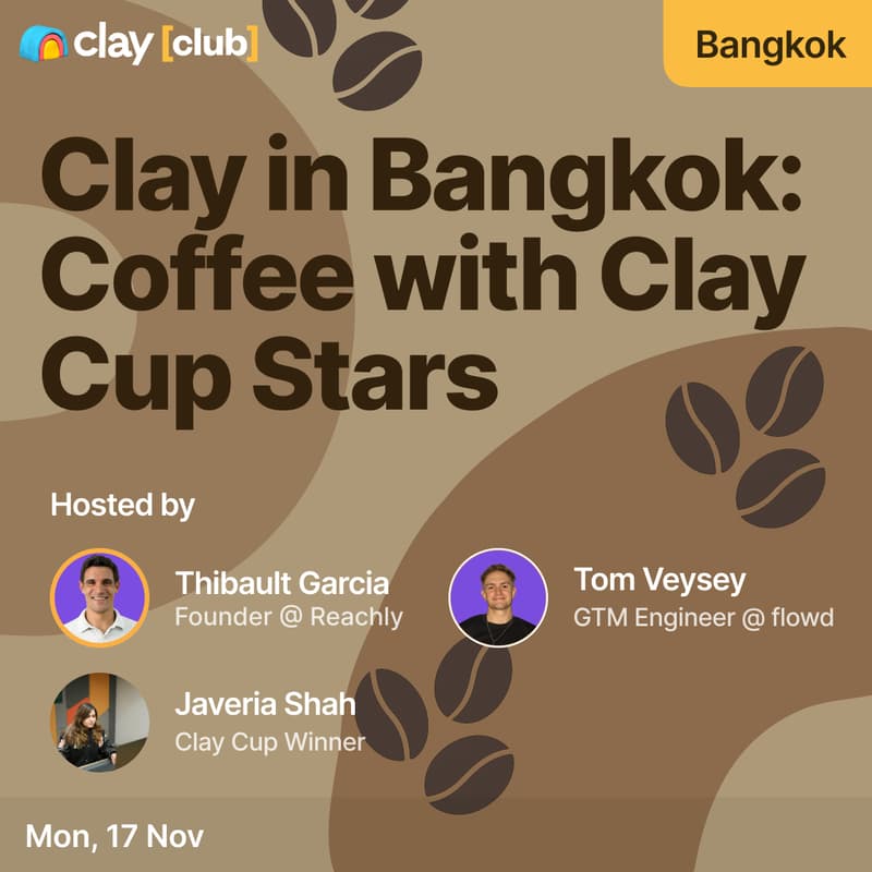 Cover Image for Clay in Bangkok: Coffee with Clay Cup Stars