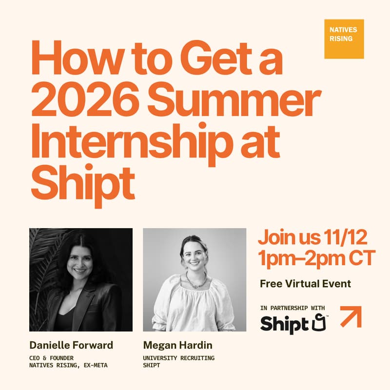 Cover Image for How to Get a Summer 2026 Internship at Shipt