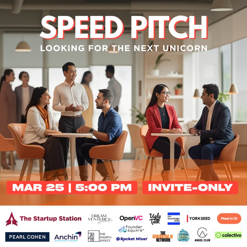 Cover Image for Speed Pitch: Guaranteed 1:1 Meetings With Investors (Investors Registration)
