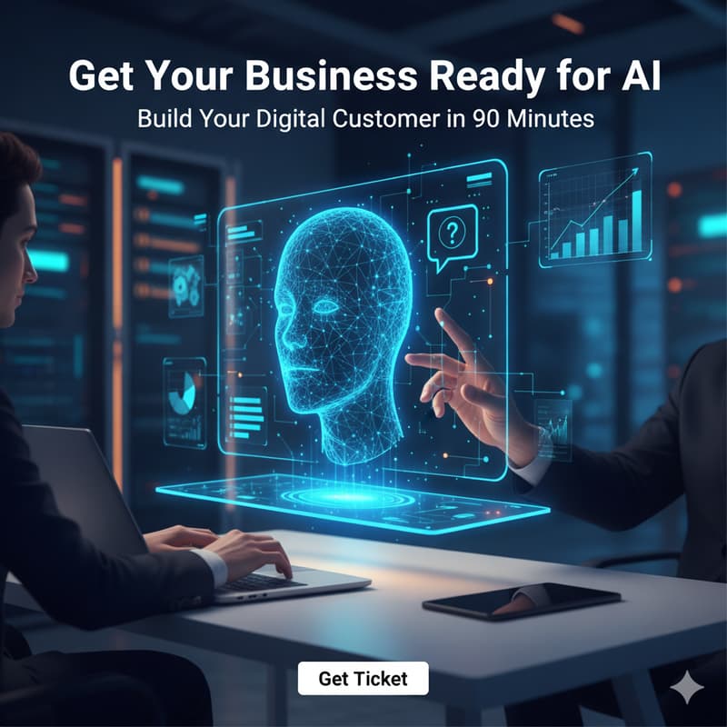 Cover Image for CANCELLED: Get Your Business Ready for AI: Build Your Digital Customer in 90 Minutes