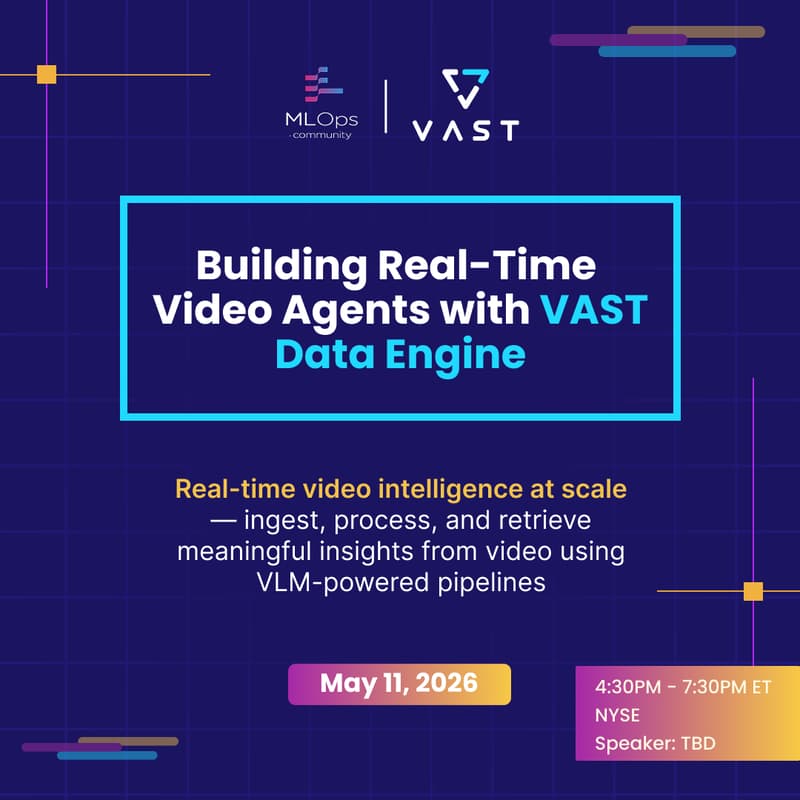 Cover Image for Building Real-Time Video Agents with VAST Data Engine