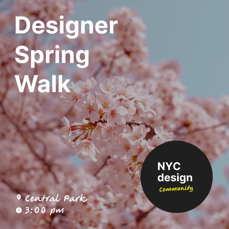 Cover Image for Designer Spring Walk for Inspiration
