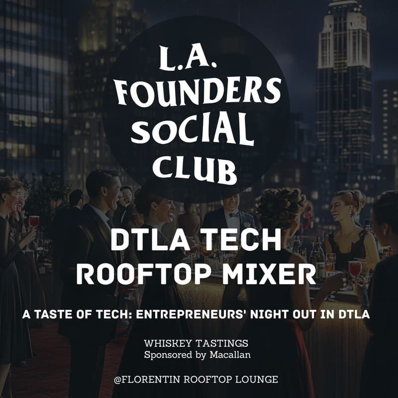 Cover Image for LA Founder's Social Club: DTLA Tech Rooftop Meetup