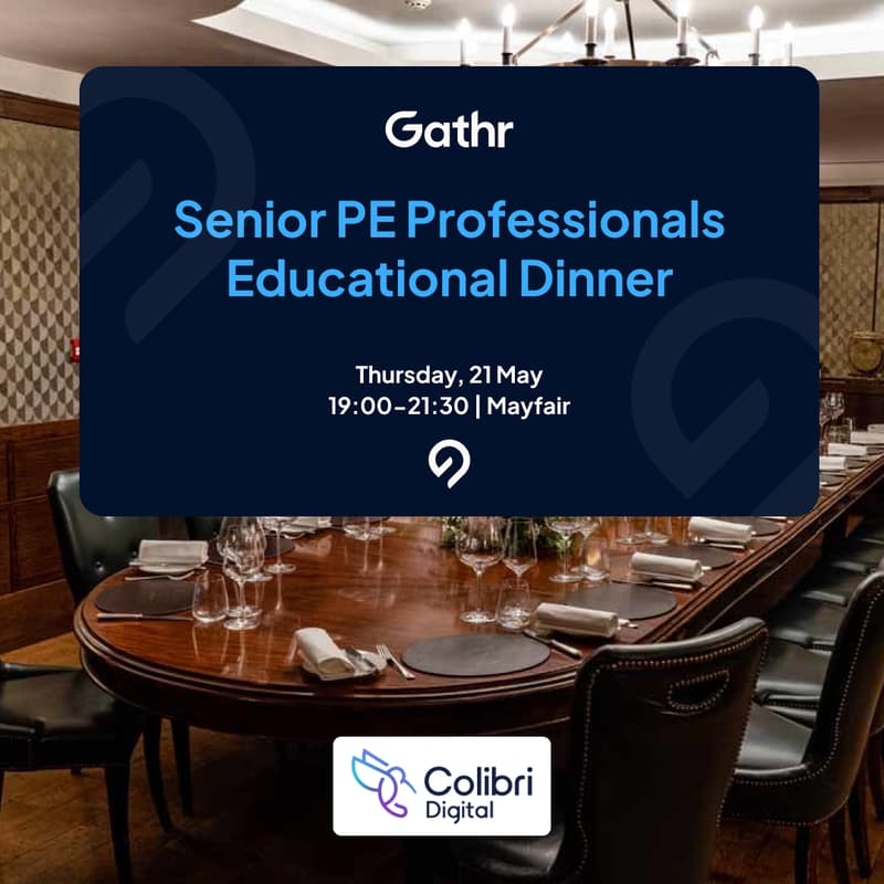 Cover Image for Gathr's: Senior PE Professionals Educational Michelin Dinner