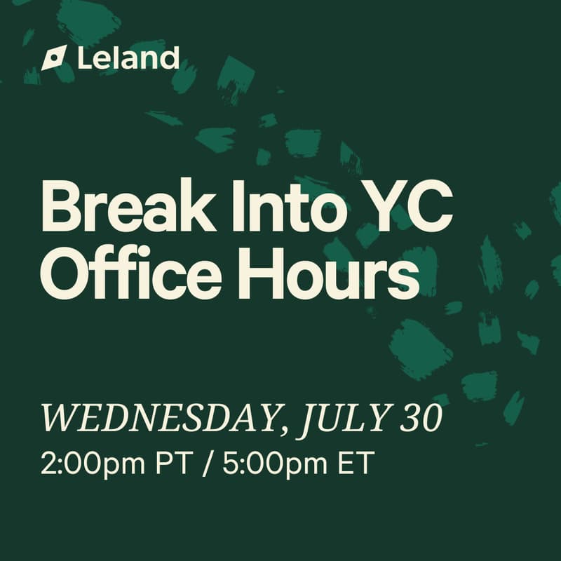 Cover Image for Break Into YC Office Hours