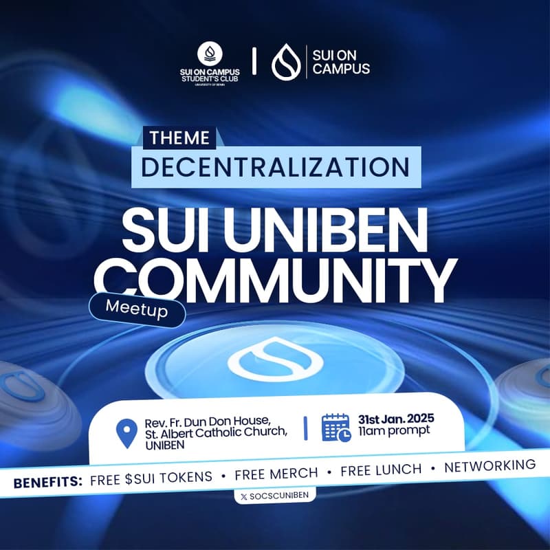 Cover Image for Sui UNIBEN COMMUNITY MEETUP