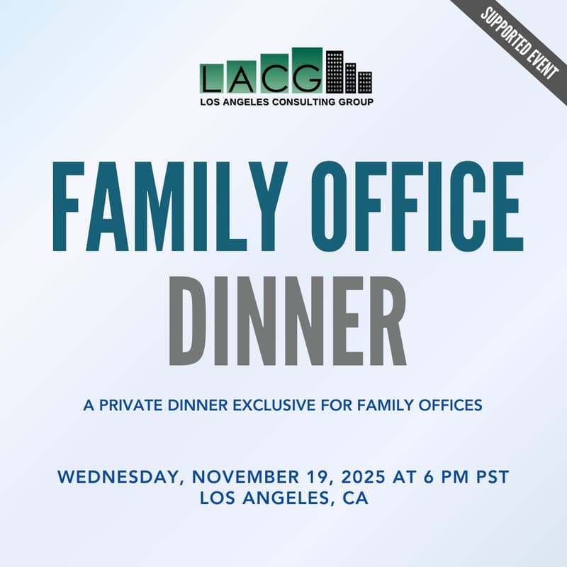 Cover Image for November 19: Private Family Office Dinner