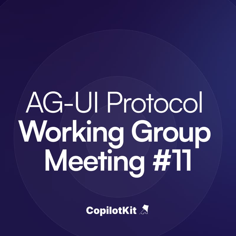 Cover Image for AG-UI Contributor Working Group