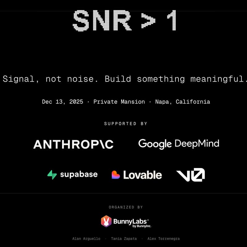 Cover Image for SNR >> 1 Hackathon