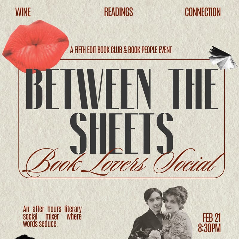 Cover Image for Between the Sheets - An Evening For Book Lovers