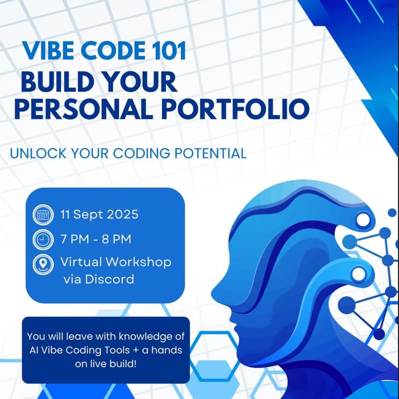 Cover Image for Vibe Code 101: Build Your Personal Portfolio