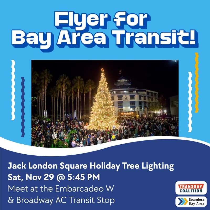 Cover Image for Flyering: Jack London Square Holiday Tree Lighting