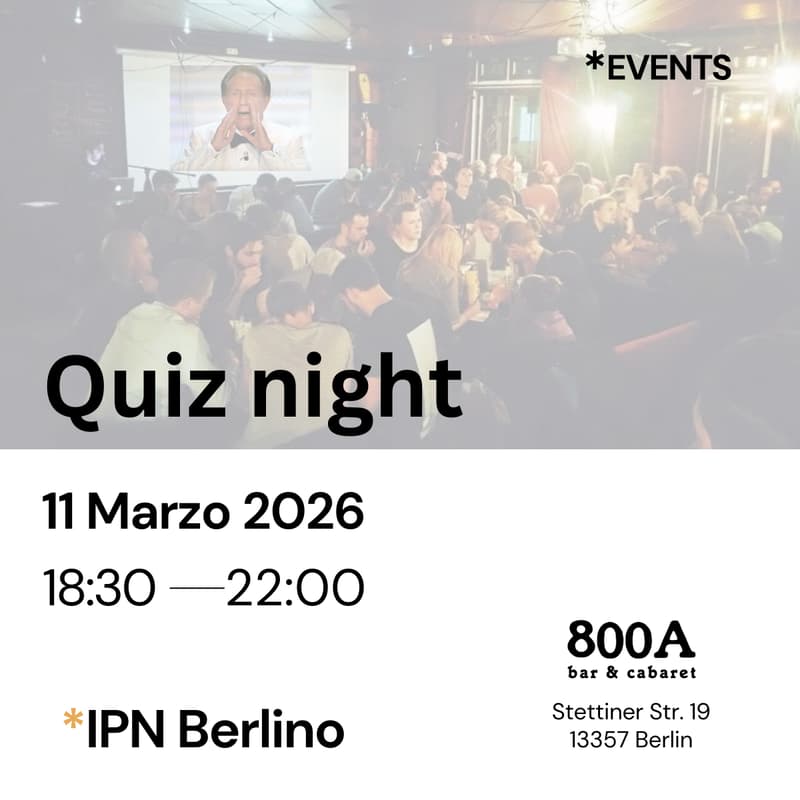 Cover Image for Quiz Night IPN Berlino
