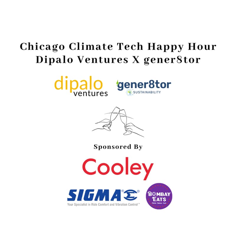 Cover Image for Chicago Climate Tech Happy Hour: Dipalo Ventures X gener8tor