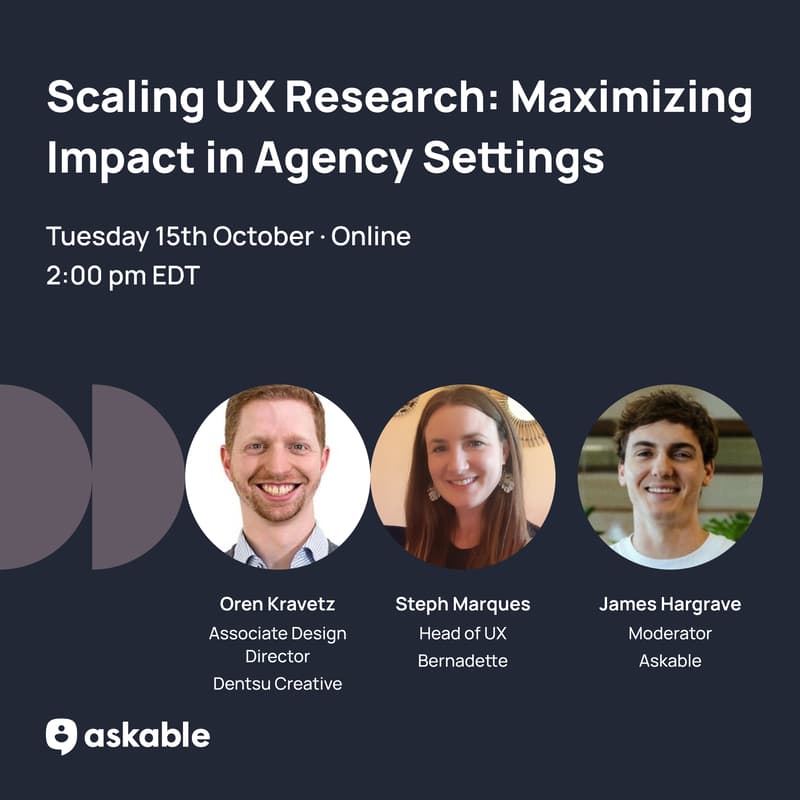 Cover Image for Scaling UX Research: Maximizing Impact in Agency Settings