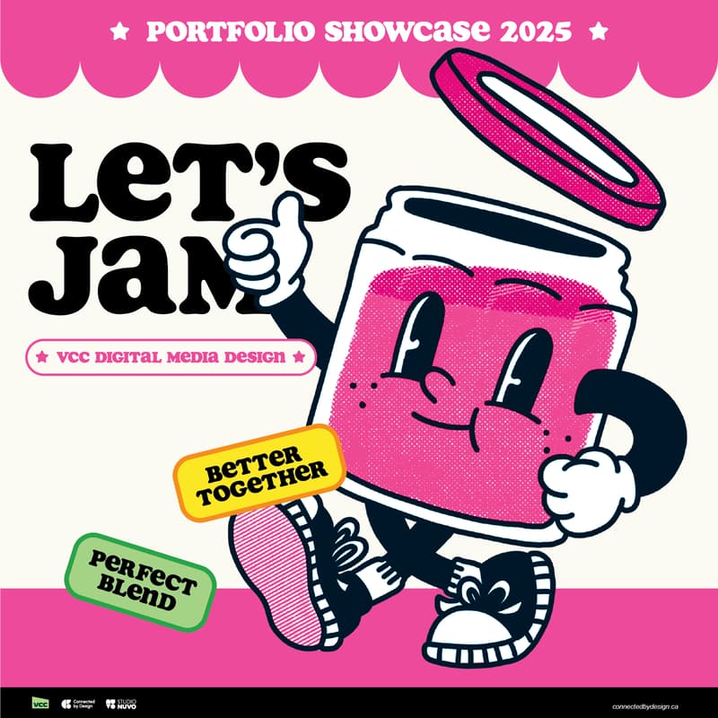 Cover Image for Let's Jam! VCC Digital Media Design Portfolio Show