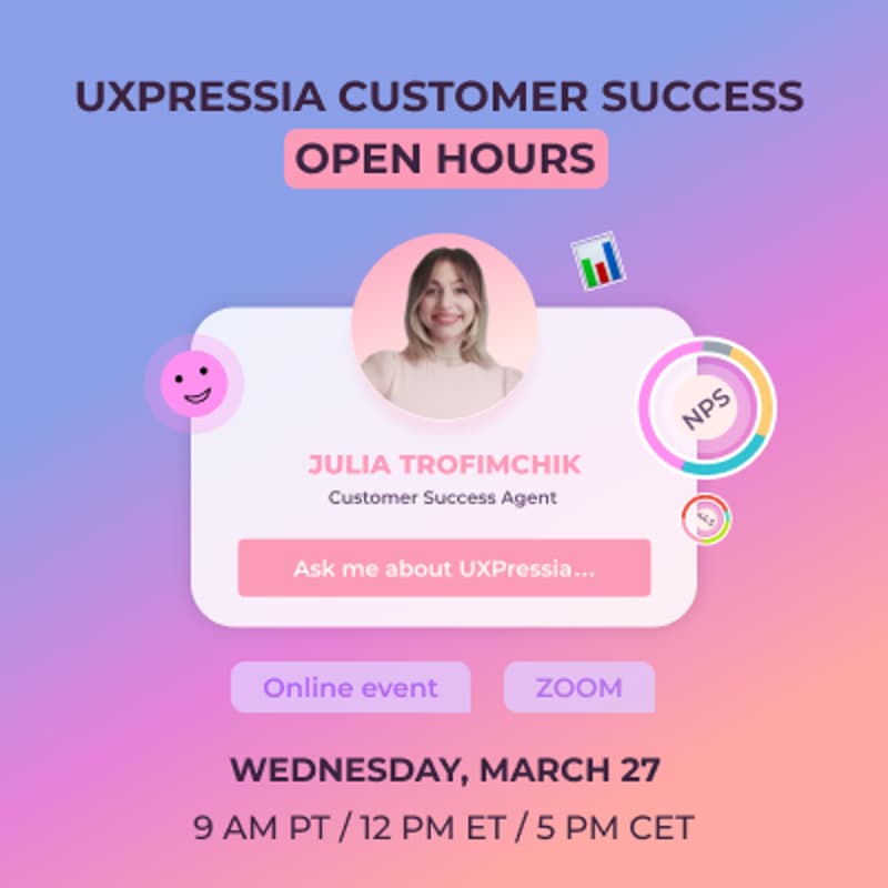 Cover Image for UXPressia Customer Success Open Hours: Qualtrics Integration & Breaking the Silos