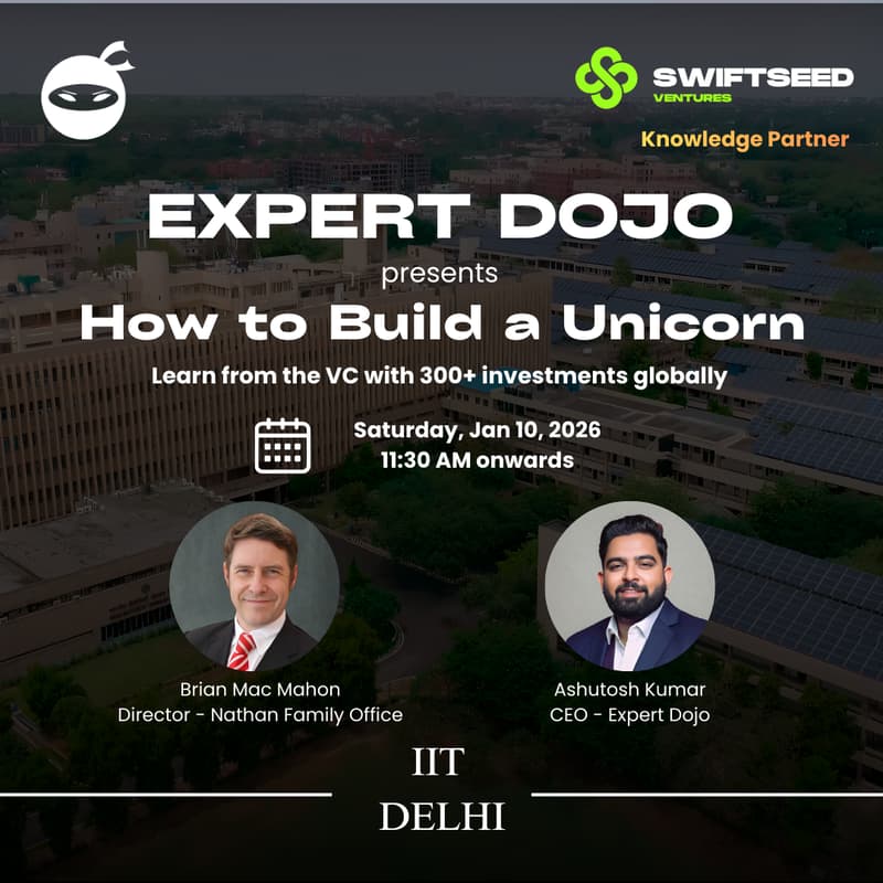 Cover Image for How to Build a Unicorn - IIT Delhi Edition