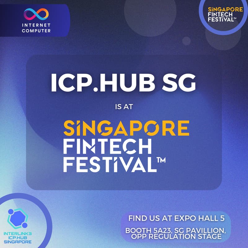 Cover Image for ICP @ Singapore Fintech Festival